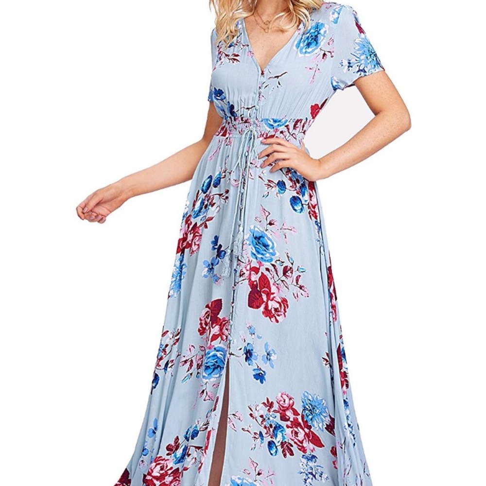 Floral maxi dress